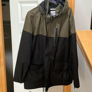 Goodfellow Men's Two-Tone Hooded Jacket, Size XXL